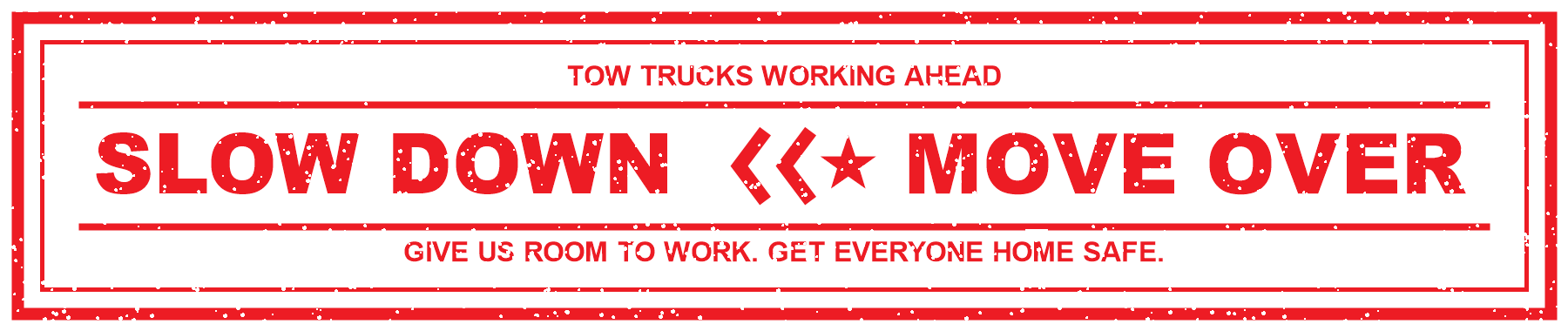 Move over for tow trucks